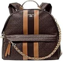 Michael Kors Slater Medium Logo Stripe Backpack  - Compare price
