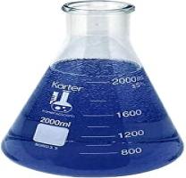 2000ml Narrow Mouth Erlenmeyer Flask  3.3 Borosilicate Glass  Karter Scientific  - Compare price