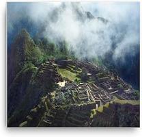 Machu Picchu  Foggy Mountain Wall Art Decor  Original Photo Art Wall Decor  Vibr - Compare price