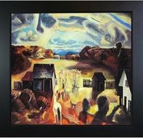 overstockArt The White Horse Framed Oil Reproduction of an Original Painting by  - Compare price